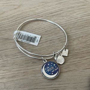 Alex and Ani Silver “To the Moon and Back” bracelet